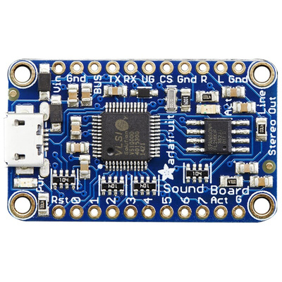 Adafruit 2342, Mini Sound FX Audio Processor Application Board