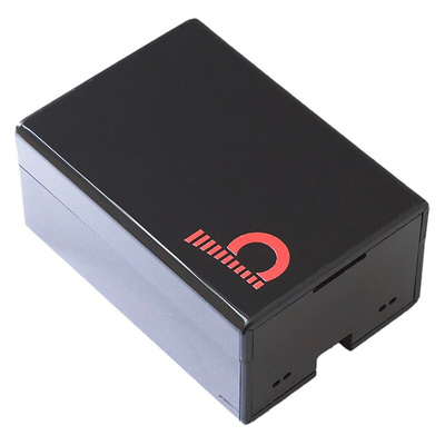 Pi Supply  Case for use with Raspberry Pi & JustBoom Digit HAT, Raspberry Pi 2, Raspberry Pi 3, Raspberry Pi B+ in Black