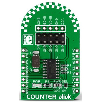 MikroElektronika MIKROE-1917 Counter Click Add On Board Signal Conversion Development Kit