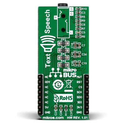 MikroElektronika MIKROE-2253, TextToSpeech click Development Board for MikroBUS for S1V30120