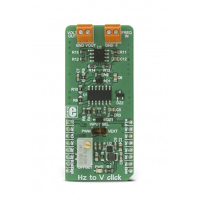 MikroElektronika MIKROE-2890, Hz → V Click for AD Conversion, Frequency-to-Voltage Conversion, Linear Frequency