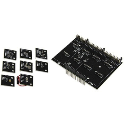 ROHM Evaluation Kit Evaluation Kit BD1020HFV Temperature Sensor Module, BD7411G Hall Effect Sensor Module, BH1749NUC