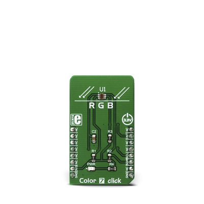 MikroElektronika Development Kit Color Measurement, Dynamic Display Color Balancing, LED and OLED Display Aging