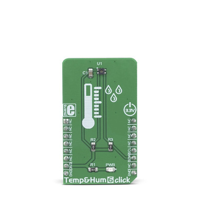 MikroElektronika Temp & Hum 6 Click I2C, SPI