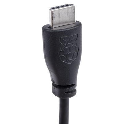 Raspberry Pi 2m HDMI to Micro HDMI Cable in Black