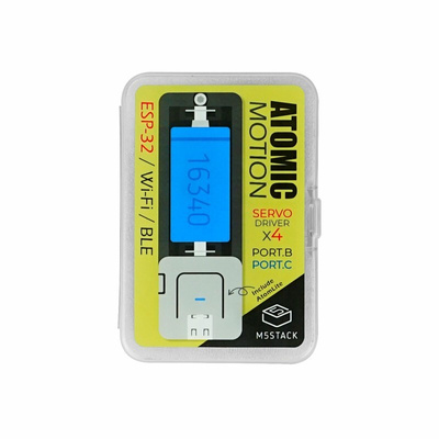 M5Stack ATOM Motion Kit with Motor and Servo Driver Motor Driver for STM32F0 for M5 Core, M5StickC, M5StickV