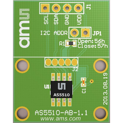 ams OSRAM AS5510-SO_EK_AB Position Sensor Adapter Board for AS5510 AS5510