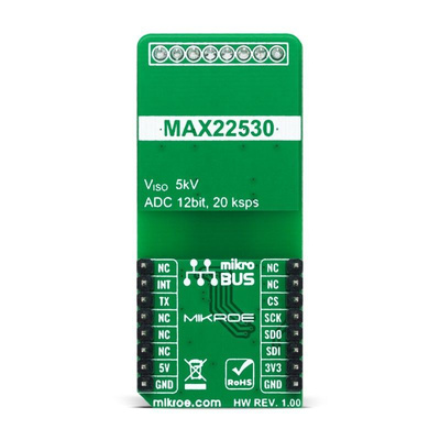 MikroElektronika MIKROE-4758 ISO ADC 5 Click Add On Board Signal Conversion Development Tool