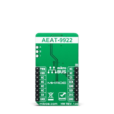 MikroElektronika Magnetic Rotary 2 Click 3D Magnetic Sensor Add On Board for AEAT-9922 mikroBUS socket