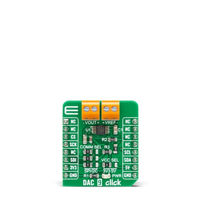 MikroElektronika MIKROE-4332 DAC 9 Click Converter Module Development Board