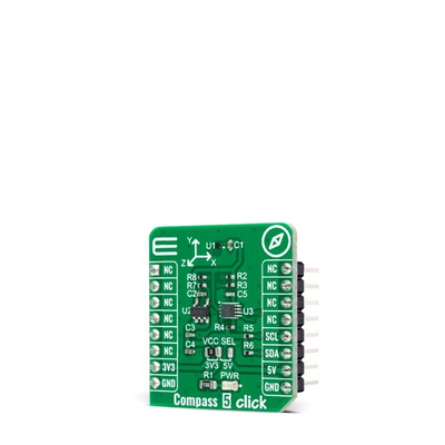 MikroElektronika Compass 5 Click Hall Effect Sensor Development Kit AK09918C