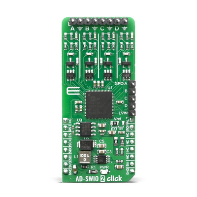 MikroElektronika MIKROE-3861 AD-SWIO 2 Click mikroBus Click Board Signal Conversion Development Tool