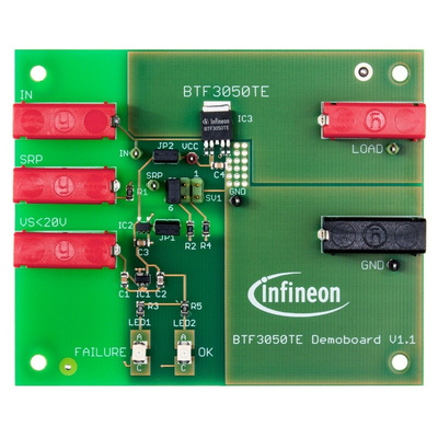 Infineon Demoboard BTF3xxxEJ PWM Controller for Voltage Regulator for Arduino UNO Sheild