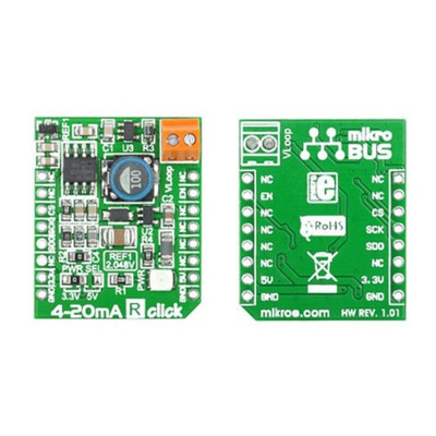 MikroElektronika MIKROE-1387 4-20mA R Click Add On Board Development Board