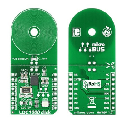 MikroElektronika LDC1000 click Inductive Sensor mikroBus Click Board