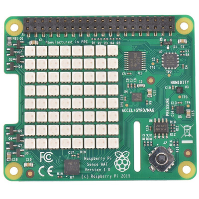 Raspberry Pi Sense HAT with LED Matrix & Environmental Sensors for Raspberry Pi