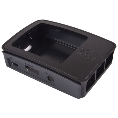 Raspberry Pi Plastic Case for use with Raspberry Pi 2B, Raspberry Pi 3B, Raspberry Pi 3B+
