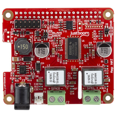 Pi Supply JustBoom Amp HAT Audio Amplifier for Raspberry Pi