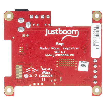 Pi Supply JustBoom Amp Addon Board Audio Amplifier for Raspberry Pi