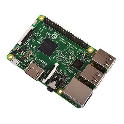 Raspberry Pi 3 B with Official Raspberry Pi White Case