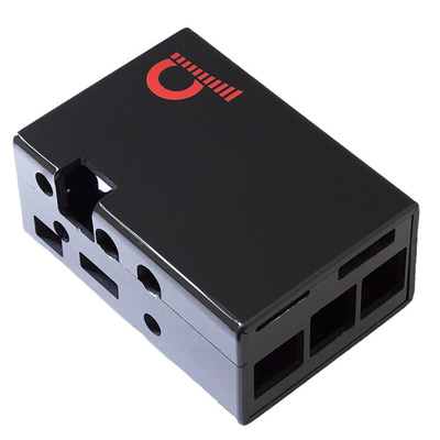 Pi Supply  Case for use with Raspberry Pi & JustBoom DAC HAT, Raspberry Pi 2, Raspberry Pi 3, Raspberry Pi B+ in Black