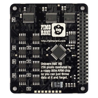 Pimoroni Unicorn HD LED Matrix HAT with 16x16 LEDs for Raspberry Pi