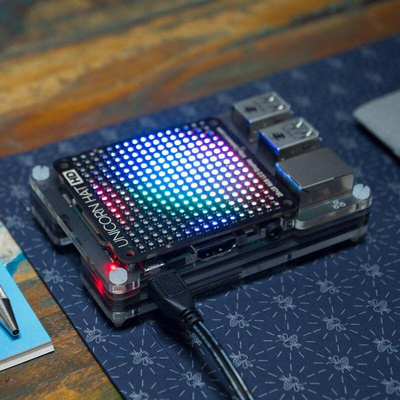Pimoroni Unicorn HD LED Matrix HAT with 16x16 LEDs for Raspberry Pi