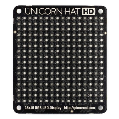 Pimoroni Unicorn HD LED Matrix HAT with 16x16 LEDs for Raspberry Pi