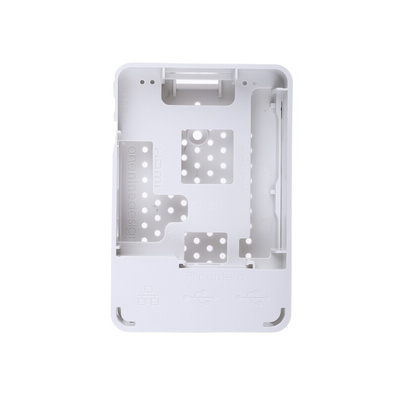 DesignSpark ABS Case for use with Raspberry Pi 2B, Raspberry Pi 3B, Raspberry Pi 3B+ in White
