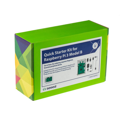 Seeed Studio Quick Starter Kit For Raspberry Pi 3 with Cables, Case & Preloaded OS MicroSD Card