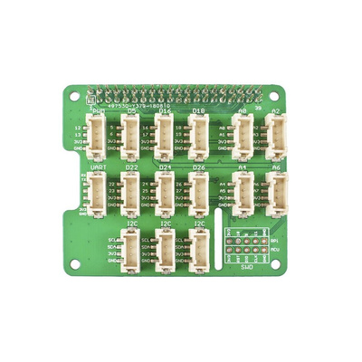 Seeed Studio Grove Base HAT with 13 Grove Module Connectors for Raspberry Pi