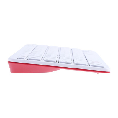 Raspberry Pi Red, White QWERTY (US) Raspberry Pi Keyboard