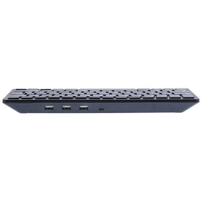 Raspberry Pi Black, Grey QWERTY (UK) Raspberry Pi Keyboard
