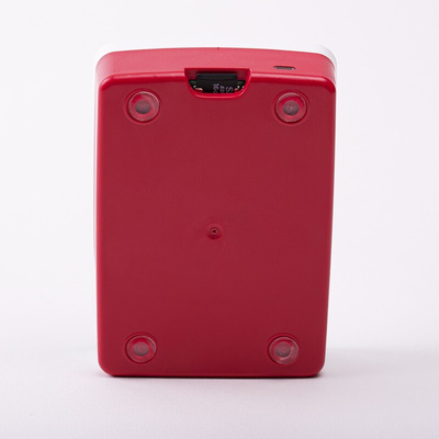 Raspberry Pi Plastic Case for use with Raspberry Pi 4B in Red, White