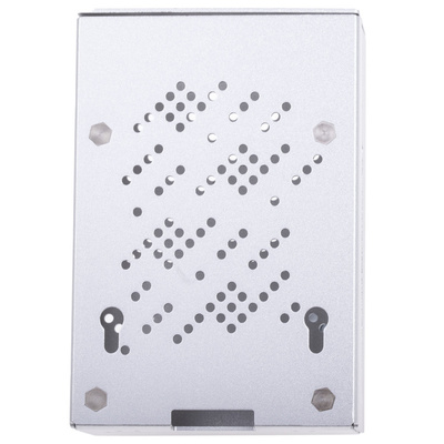 Okdo Aluminium Case for use with Raspberry Pi 4 Model in Grey