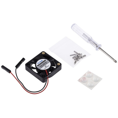 Okdo Aluminium Case for use with Raspberry Pi 4 Model in Grey