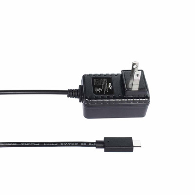 Okdo Raspberry Pi Power Supply, USB Type C with US Plug Type, 1.5m