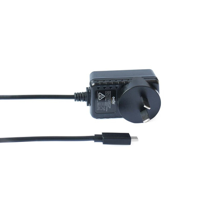 Okdo Raspberry Pi Power Supply, USB Type C with AUS Plug Type, 1.5m