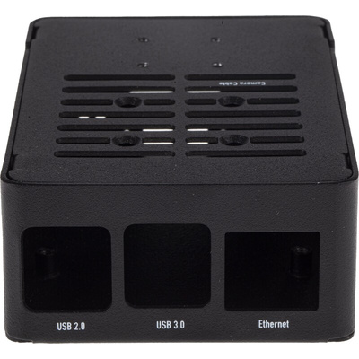 Okdo Steel Case for use with Raspberry Pi 4 in Black