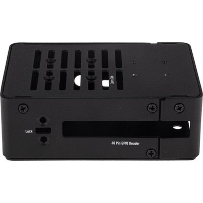 Okdo Steel Case for use with Raspberry Pi 4 in Black