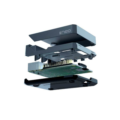 Argon 40 Aluminium Case for use with Raspberry Pi 4 Model B in Grey