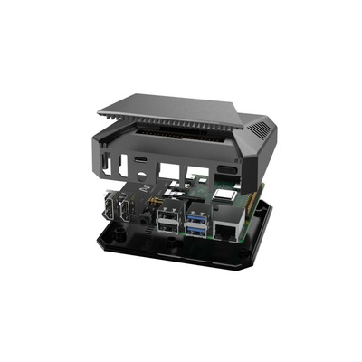 Argon 40 Case for use with Raspberry Pi 4 in Black