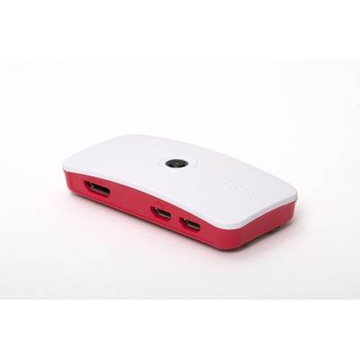 Raspberry Pi Case for use with Raspberry Pi Zero in Red, White