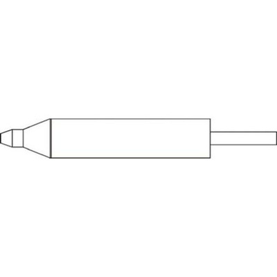 Metcal DxP Series Straight Conical Desoldering Gun Tip, 1.55 mm