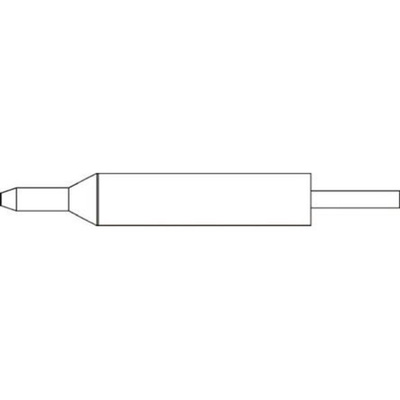 Metcal DxP Series Straight Conical Desoldering Gun Tip, 1.31 mm