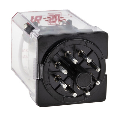 RS PRO Plug In Power Relay, 12V dc Coil, 10A Switching Current, DPDT