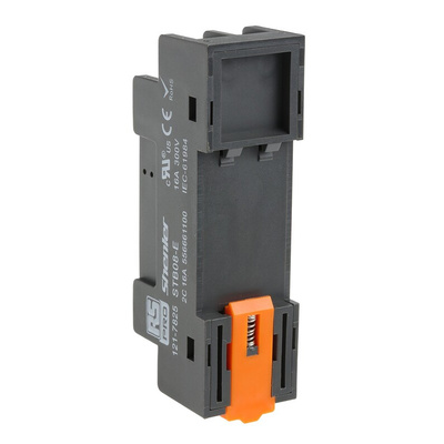 RS PRO 8 Pin 300V DIN Rail Relay Socket, for use with RS PRO RKL Relays DPDT