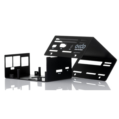 Okdo Metal ROCK SBC Case for use with ROCK 4 Model SE Single Board Computer, Black
