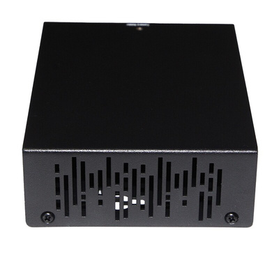 Okdo Metal ROCK SBC Case for use with ROCK 5 Model B Single Board Computer, Black