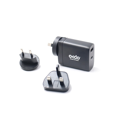 Okdo 36 W PD + QC Multihead PSU Plug In Power Supply 5→20V dc Output, 1.75→3A Output